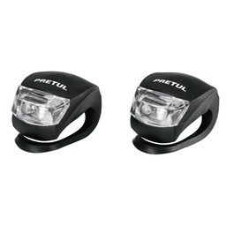 [27050] Juego de linterna trasera y delantera para bicicleta, Pretul