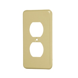 [46408] Placa duplex de aluminio, linea Standard, Volteck