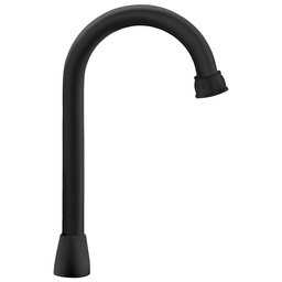 [46725] Cuello tipo bar para mezcladora de lavabo, negro mate, Aqua