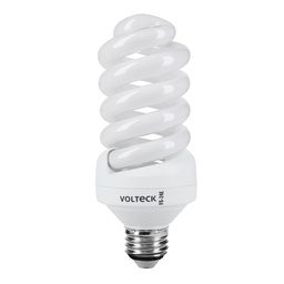 [46835] Lampara espiral T4 24 W luz neutra en blister, Volteck