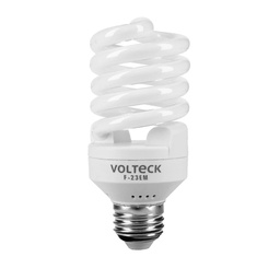 [46838] Lampara espiral mini T2 23 W luz de dia en blister, Volteck