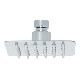 [47735] Regadera cuadrada 4', acero inox, sin brazo, cromo, Tubig