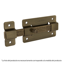 [47926] Pasador de barra plana 3', laton antiguo, Hermex