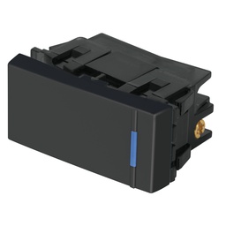 [47985] Interruptor sencillo 1 modulo, linea Española, color negro
