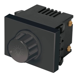 [47994] Dimmer giratorio, 1.5 modulos, linea Española, color negro