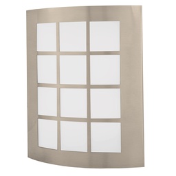 [48011] Arbotante decorativo de LED 15 W acero inoxidable luz calida