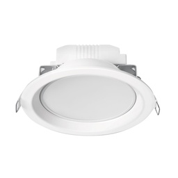 [48095] Luminario LED empotrado redondo de 6 W, luz calida, Volteck