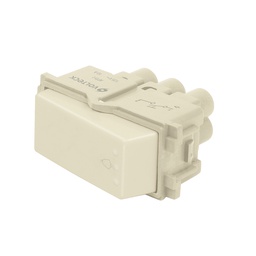 [48099] Interruptor para timbre, linea Italiana, color marfil