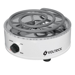 [48125] Parrilla electrica redonda 1 quemador espiral negra, Volteck