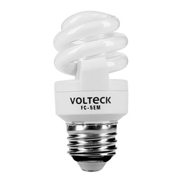[48201] Lampara espiral mini T2 5 W luz calida en blister, Volteck