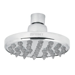 [49581] Regadera cromo 4' plato redondo, sin brazo, Foset Element