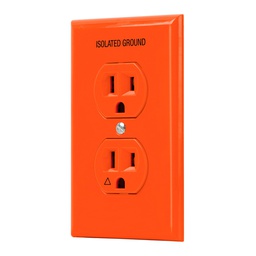 [48493] Placa armada contacto tierra aislada, linea Standard