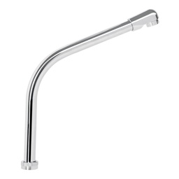 [49193] Cuello tipo cobra para mezcladora de fregadero, cromo, Basic