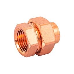 [49659] Tuerca union de laton cobrizado 1/2', Foset