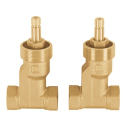 [49802] Juego llaves empotrar roscables, compresion, s/maneral,Basic