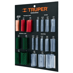 [55561] Exhibidor Truper de mangueras para jardin, nivel y gas