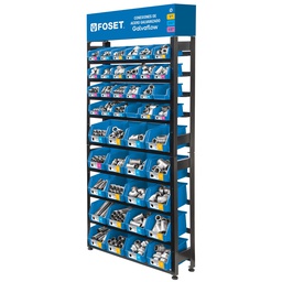 [55862] Rack con conexiones de acero galvanizado, Foset