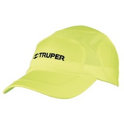 [60439] Gorra color verde, 100% poliester, Truper