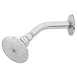 [45058] Regadera redonda 3' brazo y chapeton de acero, Foset Aqua