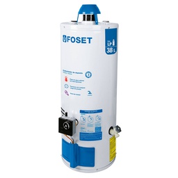 [45267] Calentador de deposito, 38L, 1 servicio, gas LP, Foset
