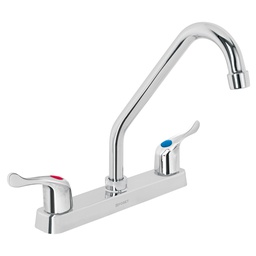 [45515] Mezcladora plastica 8' cuello largo para fregadero, palanca