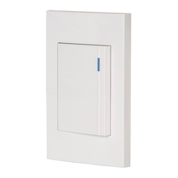 [45593] Placa armada 1 interruptor, 3 modulos, Española, blanco