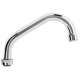 [45713] Cuello largo para mezcladora de lavabo, cromo, Basic