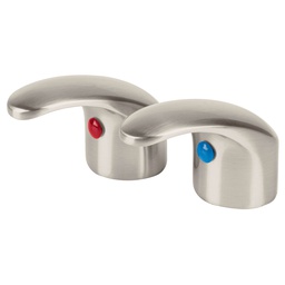 [45715] Juego de manerales tipo palanca p/lav-fregadero, satin,Aqua