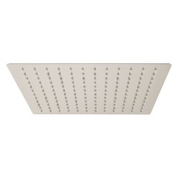 [45784] Regadera satin 12' plato cuadrado delgado sin brazo, Riviera