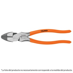 [100138] Pinza para electricista 8' alta palanca mango PVC, Truper