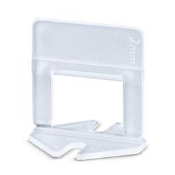 [100517] Bolsa con 100 anclas de 2 mm, para nivelacion de azulejos