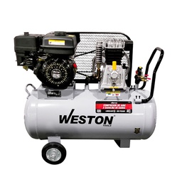 [W-60070] COMPRESOR DE AIRE A GASOLINA USO PESADO 6.5HP 80L