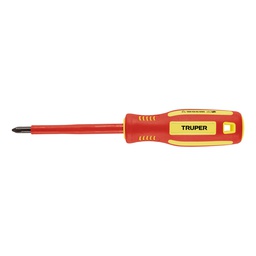 [102241] Desarmador dielectrico de cruz 1/4' x 4', Truper
