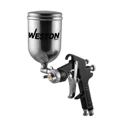 [W-70210] PISTOLA P/PINTAR D/GRAVEDAD VASO GIRATORIO D/ALUMINIO 400ML PSI MAX 60