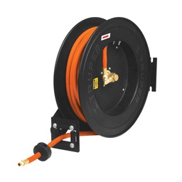 [10388] Manguera de hule p/compresor, 15 m x 3/8', carrete retractil