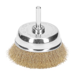 [11592] Carda de copa 2-3/4' alambre fino para taladro, Truper