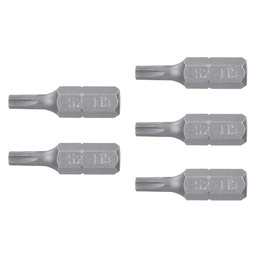 [12264] Estuche con 5 puntas torx T15 con seguro largo 1', Expert