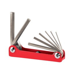 [15556] Juego de 8 llaves allen std tipo navaja, cuerpo de lamina