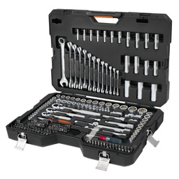 [15695] Juego 210 herramientas 1/4', 3/8' y 1/2' std y mm p/mecanico