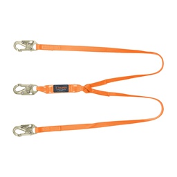 [17041] Linea de vida con absorbedor de impacto, doble brazo, ANSI