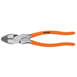 [17328] Pinza para electricista 9' alta palanca mango PVC, Truper