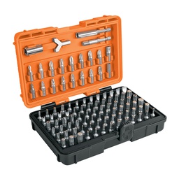 [17794] Juego de 100 puntas mixtas largo 1' en estuche plastico