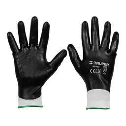 [18027] Guantes de poliester con recubrimiento de nitrilo, G, Truper