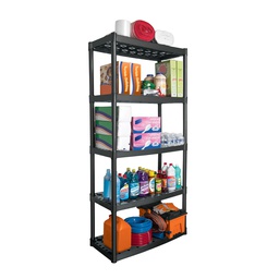 [19943] Estante plastico uso rudo 5 rep/cap. 70 kg 185x43x91, Truper