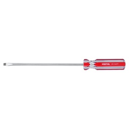 [21460] Desarmador plano 1/4 x 8' mango de PVC, Pretul