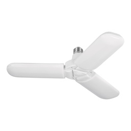 [26123] Lampara LED 24W tipo ventilador, 3 aspas ajustables, Volteck