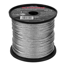 [44209] Metro de cable rigido 3/32' de acero 7x7 hilos, 75 m, Fiero