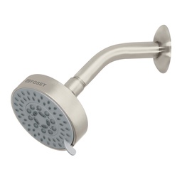 [45168] Regadera satin 4'con 5 funciones, con brazo, Foset Element