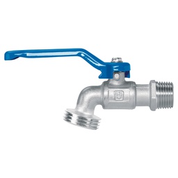 [45969] Llave de esfera de laton 1/2', 140 g, s/adaptador, Foset