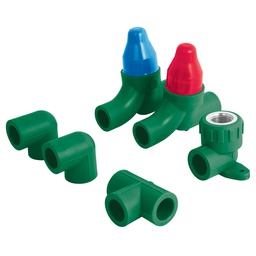 [46037] KIT PPR para instalacion regadera, sin manerales, Foset